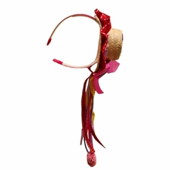 TIARA CHAPÉU COM FITAS - comprar online