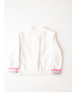 CALÇA DOCE DE MORANGUINHO OFF WHITE - Carretel Kids