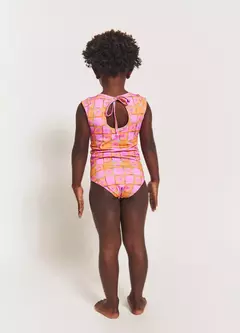MAIO FLOWER POWER ROSA E LARANJA - comprar online