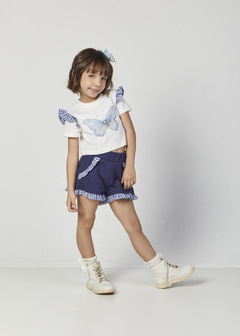 CONJUNTO FEMININO INFANTIL BLUSA E SHORT