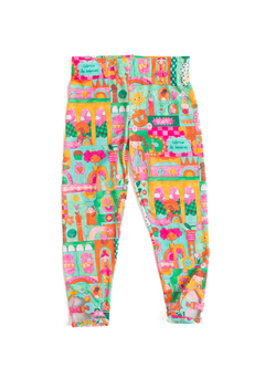 LEGGING MEU MUNDINHO VERDE E ROSA na internet