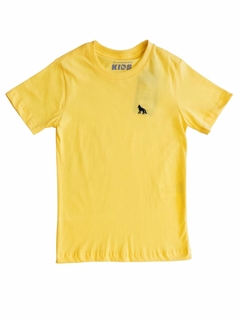 CAMISETA KIDS MASC MC AMARELO