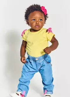 CALÇA ONCINHA JEANS