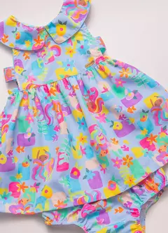 VESTIDO E CALCINHA MAR DE AZUL - comprar online