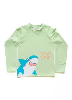 BLUSA UV ATAQUE DE ESTILO VERDE - Carretel Kids