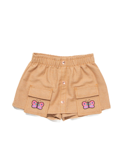 SHORT SAIA NAS ALTURAS CAMELO - Carretel Kids