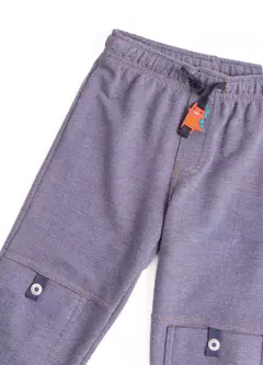 CALCA DINOS PELO MUNDO AZUL - Carretel Kids