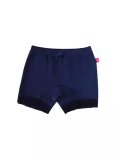 CALCINHA BOXER COM RENDA MARINHO