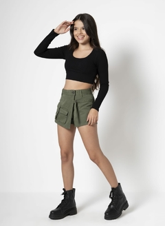 SHORTS SAIA SARJA POCKET