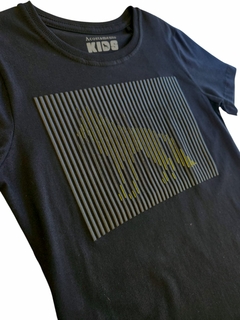 CAMISETA KIDS MASC MC PRETO na internet