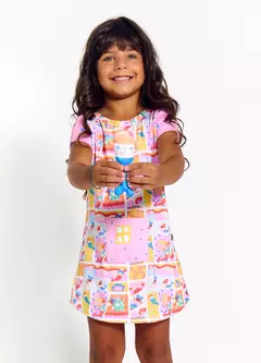 CAMISOLA DIVERSÃO EM QUADRINHOS BRANCO