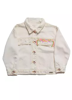 JAQUETA FLOWER POWER OFF WHITE na internet
