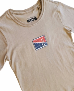 CAMISETA KIDS MASC MC BEGE CAQUI - comprar online