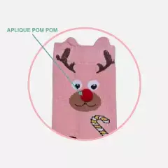 Meia Rena Candy Rosa - comprar online