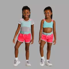 TRIJUNTO BLUSA E TOP COM SHORTS