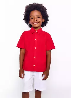 CAMISA FESTAS FINAL DE ANO VERMELHO