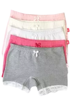 CALCINHA BOXER COM RENDA MESCLA - comprar online
