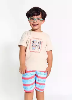 CONJUNTO SUMMER TIME CRU E AZUL