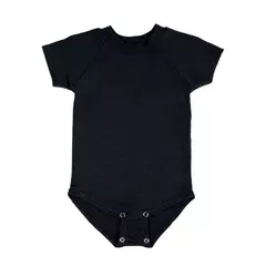 BODY MANGA CURTA MODAL PRETO