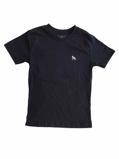 CAMISETA KIDS MASC MC PRETO