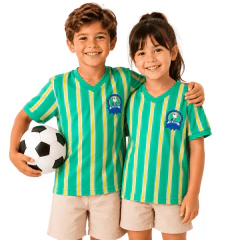 BLUSA UNISSEX ESPECIAL COPA DO MUNDO AMARELO E VERDE