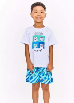 CONJ. TIGRINHOS BRANCO E AZUL E VERDE - Carretel Kids