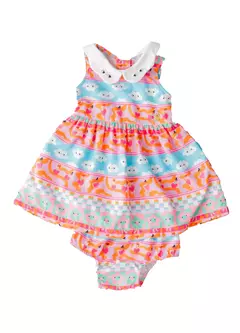 VESTIDO E CALCINHA POP LIST ROXO E ROSA na internet