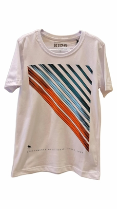 CAMISETA KIDS MASC MC BRANCO