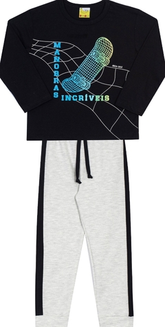 CONJ CAMISETA E CALÇA MASCULINO INFANTIL
