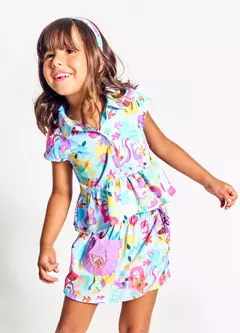 BATA MAR DE FLORES AZUL - comprar online