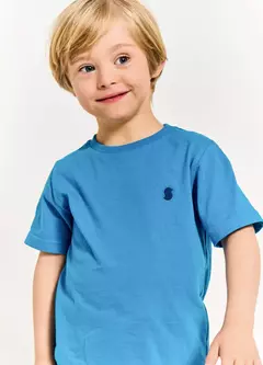 CAMISETA BASIQUINHO FUN AZUL FORTE - loja online