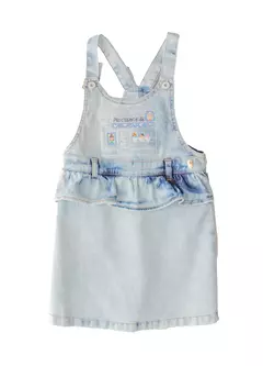 SALOPEETE EU AMO FRUTINHAS JEANS - Carretel Kids