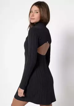 VESTIDO CANELADO BASIC - loja online