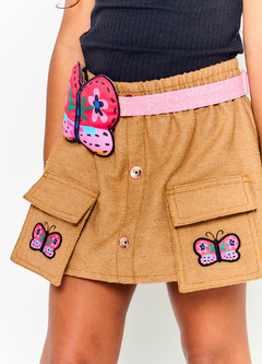 SHORT SAIA NAS ALTURAS CAMELO