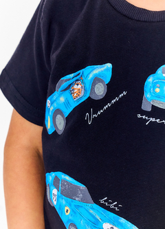 CAMISETA CORRIDA RADICAL PRETO - Carretel Kids