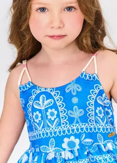 Imagem do VESTIDO NO LITORAL AZUL