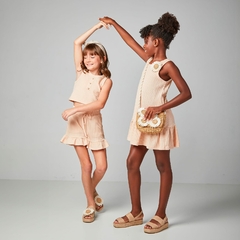 CONJUNTO FEMININO INFANTIL BLUSA E SHORT