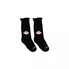 SOQUETE LOV.IT BABADINHO PRETA