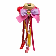 TIARA CHAPÉU COM FITAS