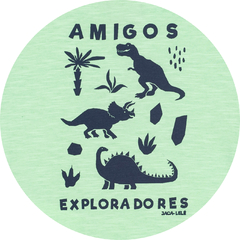 CONJ CAMISETA E BERMUDA DINO - comprar online