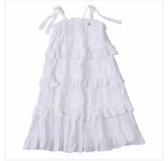 VESTIDO BABADINHOS VISCOSE OFF - comprar online