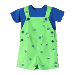 CONJUNTO MACACÃO BARQUINHO - Carretel Kids