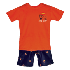 CONJUNTO T-SHIRT SILK FOOD TRUCK - comprar online