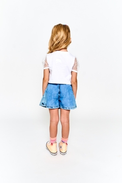 SHORT SAIA JARDIM DE MARAVILHAS JEANS - comprar online