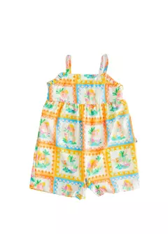 PIMPAO DELICIAS DE VERAO OFF WHITE E LARANJA - Carretel Kids