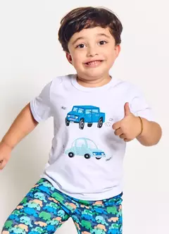 CONJUNTO CARRINHO COLORIDO BRANCO