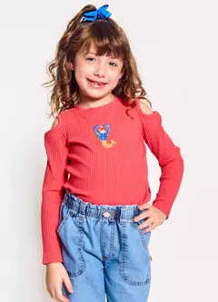 BLUSA BOSQUE AQUÁTICO CEREJA - comprar online