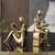 Conjunto Estatueta C/2 Peças Decorativas
