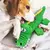 Brinquedo de Pelúcia em Formato de Crocodilo para Cães na internet