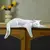 Estátua de Gato Decorativa Branco e Preto - loja online